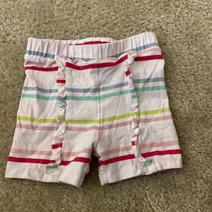 Rainbow stripe shorts
